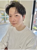 爽やかセンターパート ツーブロック 王道 モテる 流行
