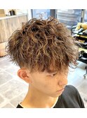 裾うすレイヤーマッシュ×ツイスパ