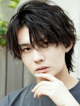 オーシャントーキョー 渋谷(OCEAN TOKYO) フェザーパーマシャドウパーマカルマパーマセンターパート