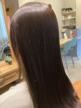 リーフヘアー(Leaf Hair)の写真/【段原】Aujua取扱サロン*オーダーメイドの提案で圧倒的な仕上がりに。髪の芯から本質的な美しさを叶える！