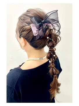 セットサロン ココ 推し色リボンオンプ