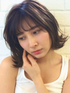 ルアウ 岡本店(LUAU) 大人ヘルシーボブ/前髪あり/ママさん人気/ナチュラル