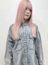 ヘアーデザイン アコースティック(Hair Design ACOUSTIC) ホワイトピンク