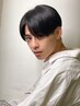 【学割U24】メンズカット＋全体ストレート（曲がる縮毛矯正）￥22000→￥15550