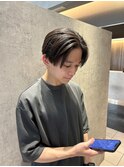 【メンズ】　ナチュラルセンターパート