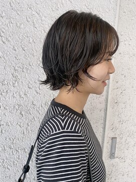 エムクランメイクス 原宿 表参道(m.clan MAKE'S) ショートボブパーマ20代ショート