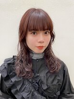 パドル(Paddle)&nbsp;ニュアンスパーマ/暖色カラー/レイヤーカット/ロングパーマ