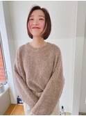 前上がりボブ