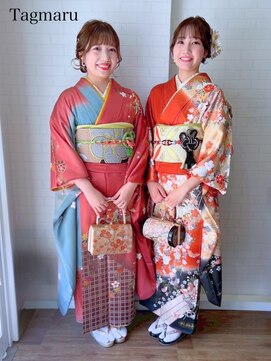 タグマル(Tagmaru) ご友人同士や団体予約も可能☆振袖着付けヘアセット