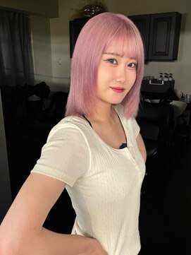 アロ 大阪梅田(alo) 【momoa】くすみピンクラベンダー