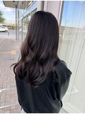ピンクベージュ ココアベージュ 暗めカラー巻ける縮毛矯正韓国