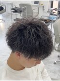 シャドウパーマ×波巻きパーマ×メンズパーマ【広島】