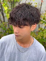 アンサー 渋谷(ANSWER)&nbsp;波巻きスパイラルパーマツイストスパイラルパーマメンズマッシュ