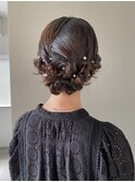 ニュアンスお呼ばれヘアセット