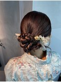 【カチモリ】結婚式/浴衣/着付/銀座/ヘアセット/アレンジ