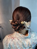 【カチモリ】結婚式/浴衣/着付/銀座/ヘアセット/アレンジ