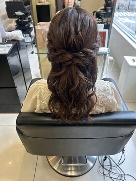 エアー 神戸(AIR) ヘアセット*ハーフアップ