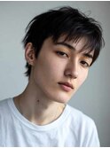 フェザーショート/刈り上げショート/ニュアンスデザイン/メンズ