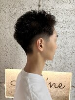 リンネ(Lin'ne)&nbsp;爽やかでかっこいい！オールバックショートパーマ