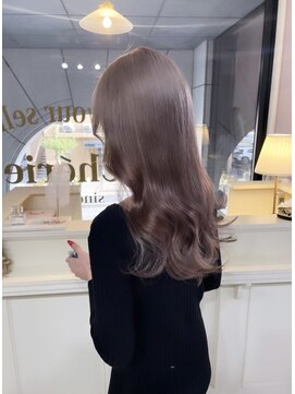 シェリ(che'rie) ハイライトカラーミルクティーベージュケアブリーチダブルカラー