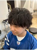 MEN'S HAIR/スパイラルパーマ/メンズウルフ/表参道駅