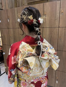 ラック 辻堂(LUCK) 【黒田】ヘアアレンジ/あみ下ろし