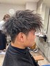 【PHATこだわり】メンズカット＋ツイスト・スパイラルパーマ　￥13980
