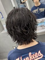 オーバルバイアピッシュ(OVARL by apish)&nbsp;フェザーパーマシャドウパーマニュアンスパーマサーフカール原宿