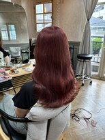 キキ(kiki by KENJE)&nbsp;【ブリーチ無し～あり】ボルドーカラー
