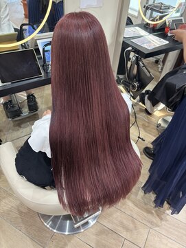 アーチバイケンジ(arch by kenje) ピンクラベンダーカラー/ロングヘア/平塚美容室/ブリーチカラー