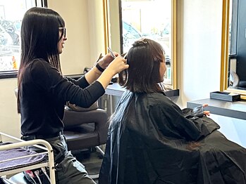 ル レーヴ 和田店(Le reve)の写真/カウンセリングから仕上げまでマンツーマンでご対応◎1人1人じっくり向き合いなりたいを"似合う"Styleに♪