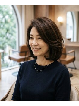 サロンみのじの写真/カラー後のアルカリ除去が無料！髪質改善と白髪染めで、お家でも手入れしやすい大人上品な艶髪へ♪