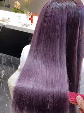 シファー(～Cifer) ブリーチ２回×ラベンダーカラー