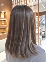 オーガニックトリコ 所沢(organic+tricot)&nbsp;40代50代◎秋カラー◎大人グレージュハイライト×レイヤー