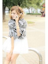 フェリシータ 緑地公園店(felicita) ラブ&グラマラス♪ナチュラルカールふわふわウェービーミディ