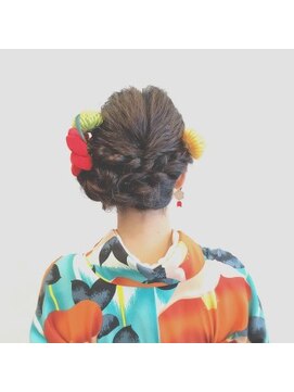 ペイジバイネオリーブ 吉祥寺店(Paige by Neolive) 卒業式袴着付けアレンジスタイル