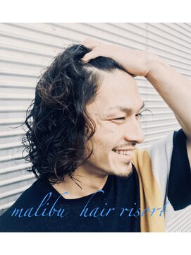 マリブ ヘアリゾート 伊勢崎本店(malibu hair resort) ミックスパーマ