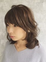 ヘアーガーデン ロココロ ゆるふわミディアムロング