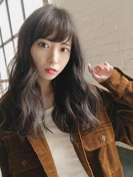 チョビー(Chobii) デジタルパーマロングヘアカタログゆるふわ透明感韓国風栗原/100