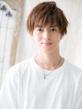 モッズヘアメン 名護大東店(mod's hair men) ≪mod's men≫西海岸風ハイトーンカラーの無造作ショートc