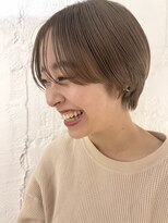 フィルムス 新宿(FILMS)&nbsp;斜めバング/グレージュカラー/デザインカラー/シルキーベージュ