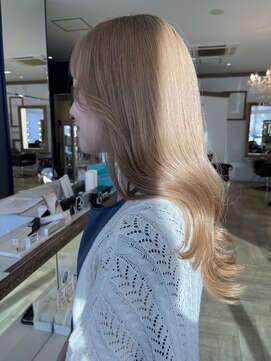 コワファースト 大分(COIFF1RST) ハイトーンベージュカラー