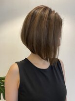 ヘアアンドメイク スタジオ ミムロ(HAIR&MAKE STUDIO MIMURO)&nbsp;前下がりボブ　ひし形