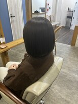 ヘアーアンドメイクランプ(Hair & make Lamp) [サロンスタイル] ダークブラウン&カシミヤトリートメント