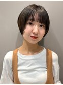 丸みショート/顔周りレイヤー/マッシュショート【SYUK 高円寺】