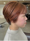 ハイライト×ハンサムショート