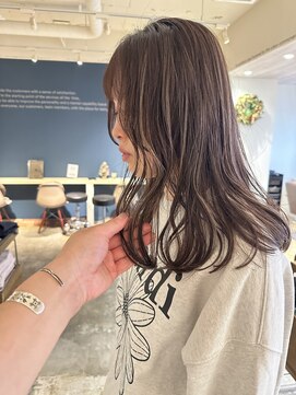 クロップ(CROP) 【CROP】ハイライト×8トーンベージュ×ロング