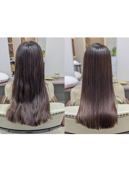 第一印象を左右する髪質やスタイル。豊富な経験とカウンセリング力であなたのお悩みを解決![髪質改善/縮毛]