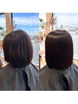 ゴデーレ(GODERE)&nbsp;髪質改善ストレート＊ボブディミディアムヘア大人ボブ２０代