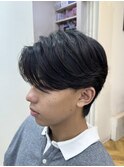 ニュアンスパーマ/シースルー/アップバング/韓国へア/メンズ/柏